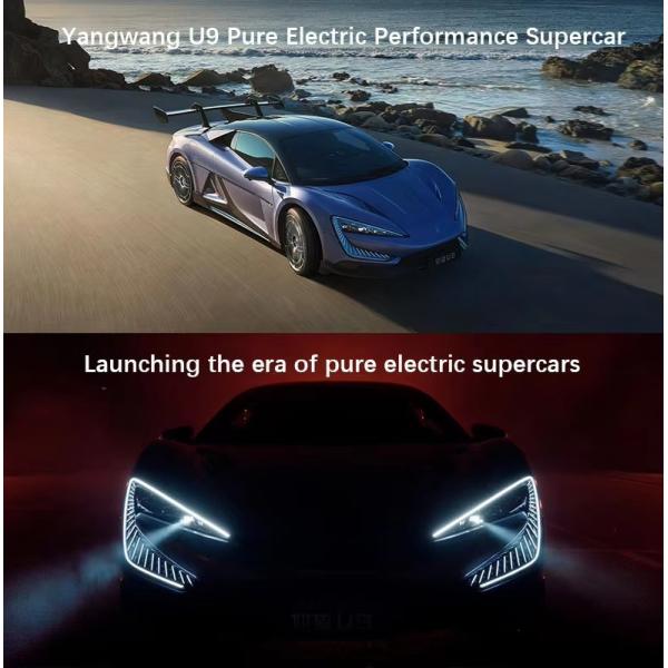 Byd Electric Car 2 Seats Yangwang U9 Pure Electric Luxury Sports Car 300km/H Max Speed