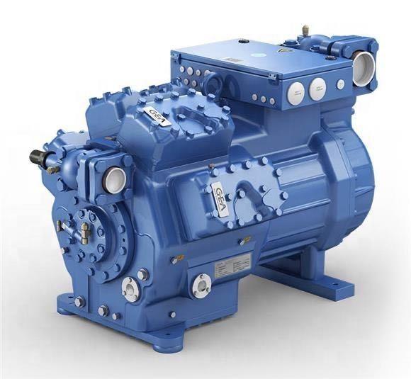 Sução Semi-hermético do hectograma dos compressores da cerveja preta forte R134a 6.76KW de HGX66e/1340-4 S gás-de refrigeração para o armazenamento frio congelado