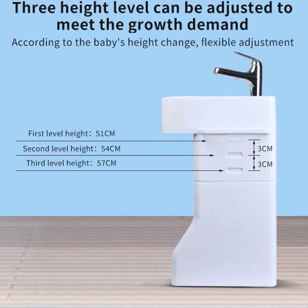 White Pink Baby Sink Bath Tub Infant Sink Tub Customized For 1-5 Years Old Kids Wash Basin