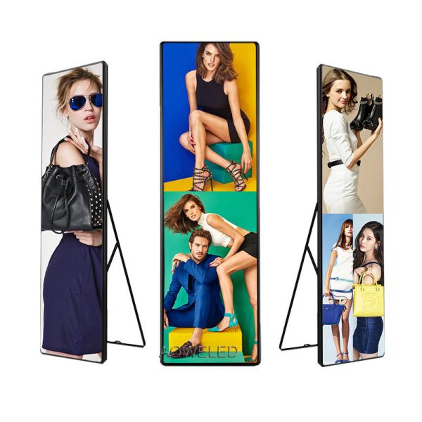 P2 P2.5 P3 P4 floor standing led poster full color outdoor commercial advertising led display screen