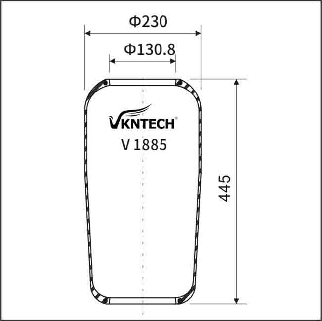 Весны воздуха 1885N1 автобуса Firestone W01-095-0420