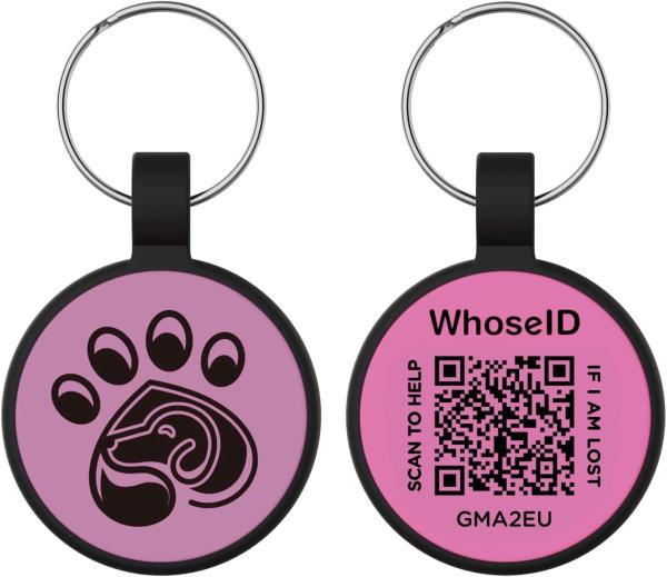 Aluminum Rustproof Dog Pet ID Nameplate Laser Engraving Black Silver Gold