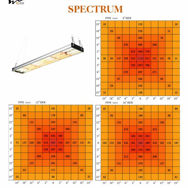 Esencial para el crecimiento de las plantas de cocina Luz de planta de espectro completo mejorada con 5000K 3000K