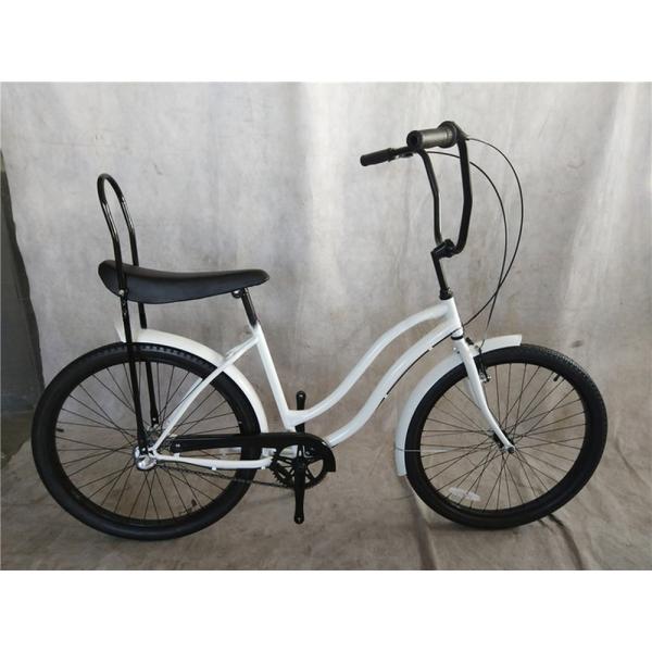 26 Inch 3 Speed Adult Classic Lowrider Bike Beach Cruiser Bicycle with 1.8m Length