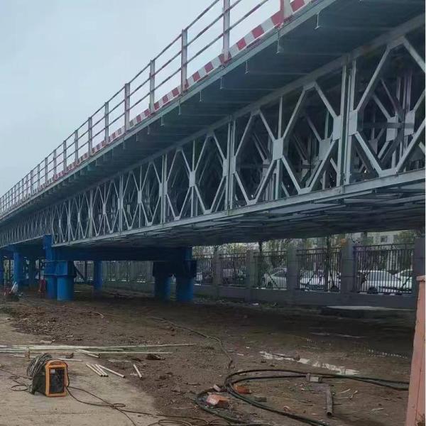 ASTM BS DIN GB Durable prefabricated Steel Portable Bridge GB Q345B