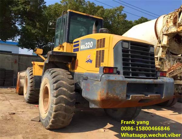 Japan Original Komatsu Wa320 5 Wheel Loader 7645 * 3030 * 3200 Mm