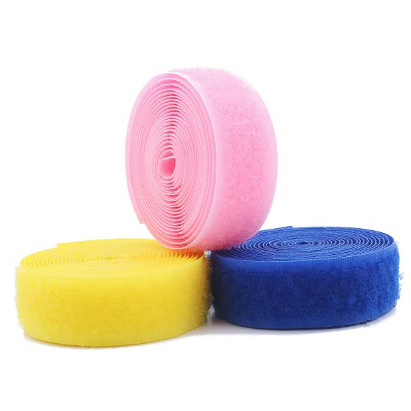 Equipo de protección gancho de estiramiento y bucle autoadhesivo de 10 mm de color sin pelo