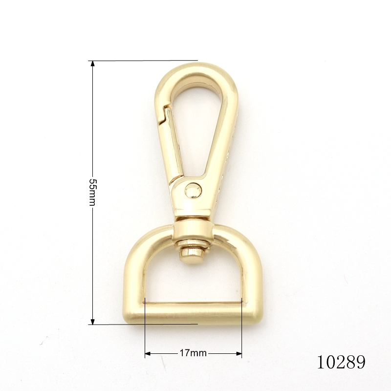 17mm Zinc Alloy Snap Hook, Swivel Trigger Snap Hook, Swivel Eye Bolt Snap Hook, Locking Swivel Metal Snap Hook Buckle for Bag Hardware Accessories