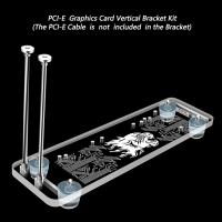 PCI carte graphique 16X Kickstand d'E 3,0 vertical avec la lumière de RVB LED pour le cas de DIY ATX