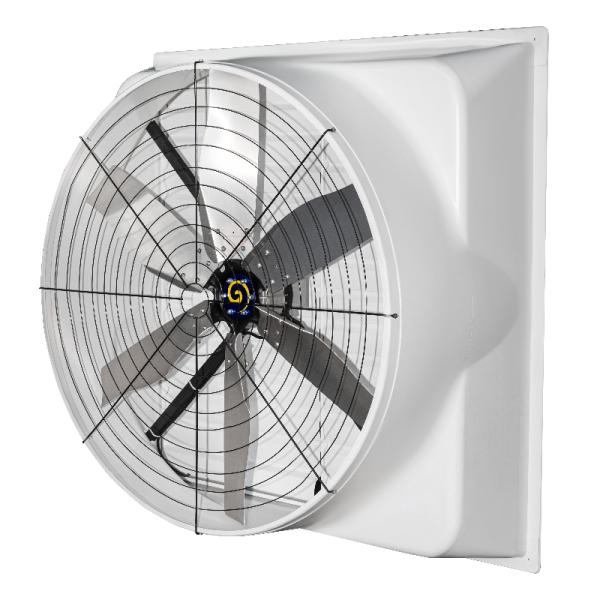 Ventilador de escape industrial para grandes espacios industriales 43700m3/h Flujo de aire 380-480V Voltado 850w/1.2hp Potencia