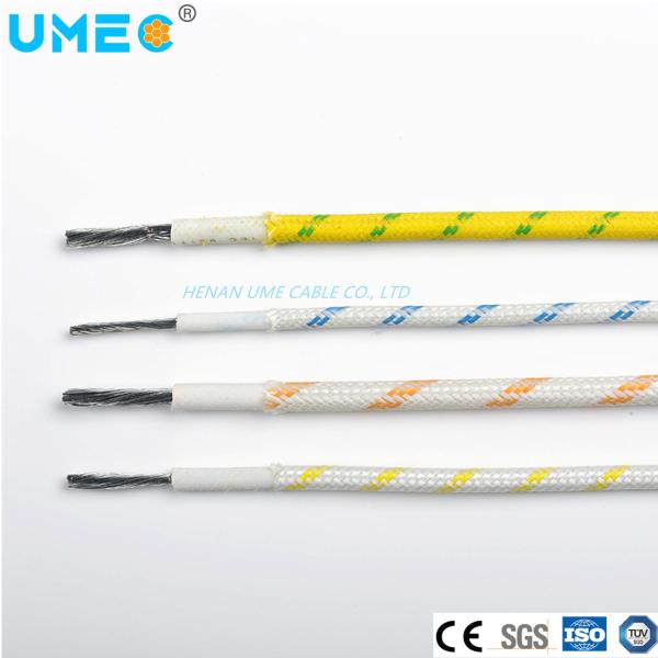 Proteção contra incêndio Cable de proteção de fibra de vidro trenzado de borracha de silicone revestido de fibra de vidro Sif/Gl