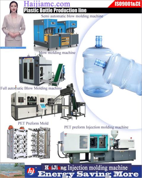 Customizable Injection Stretch Blow Moulding Machine With 3-4 Heating Zones And Ejector Stroke Of 100-150 Mm