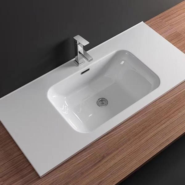 Европейские типы Washbasin таза тщеты таза шкафа встречный верхний прямоугольный тонкий