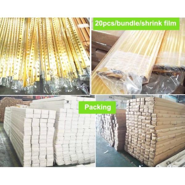 10mm Bathroom Polished Chrome Square Edge Tile Trim For Exterior Corner