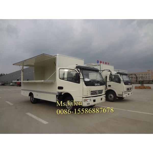 Small Cargo Van Truck Food Vending Truck Left Steering Manual Transmission