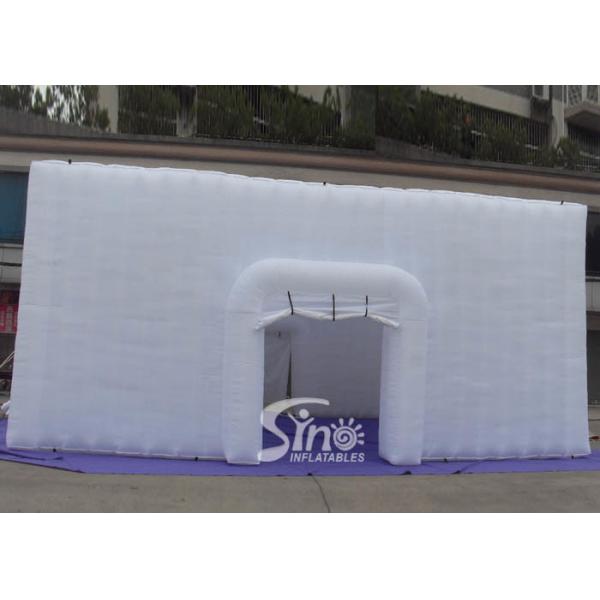 11x11 m big party or event inflatable cube tent with 4 doors made of best pvc coated nylon
