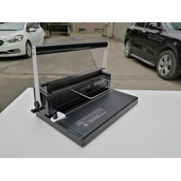 Small Wire Binding Machine With 12 Sheets Max Punching Capacity