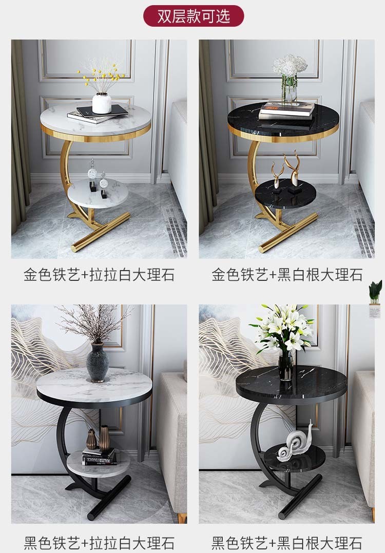 Modern Outdoor L Shaped Dining Table with Extendable Marble Top and Metal Construction