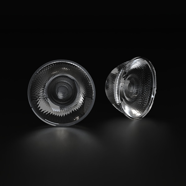 45mm PC Material LED Lens with 15° Narrow Beam and 88% Efficiency for Restaurant Recessed Lighting