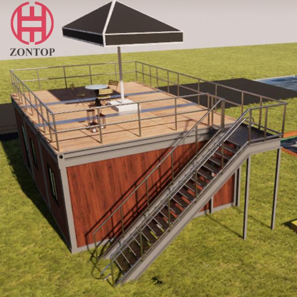 Zontop Restaurant  Detachable Container Portable House Modern Prefab House For Sale Building House Container Home
