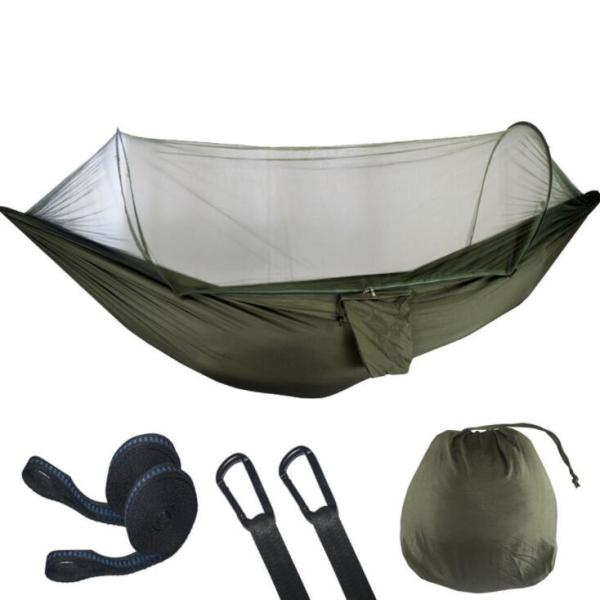 Two Persons Outdoor Portable Hammock , 210T Nylon Travel Camping Hammock