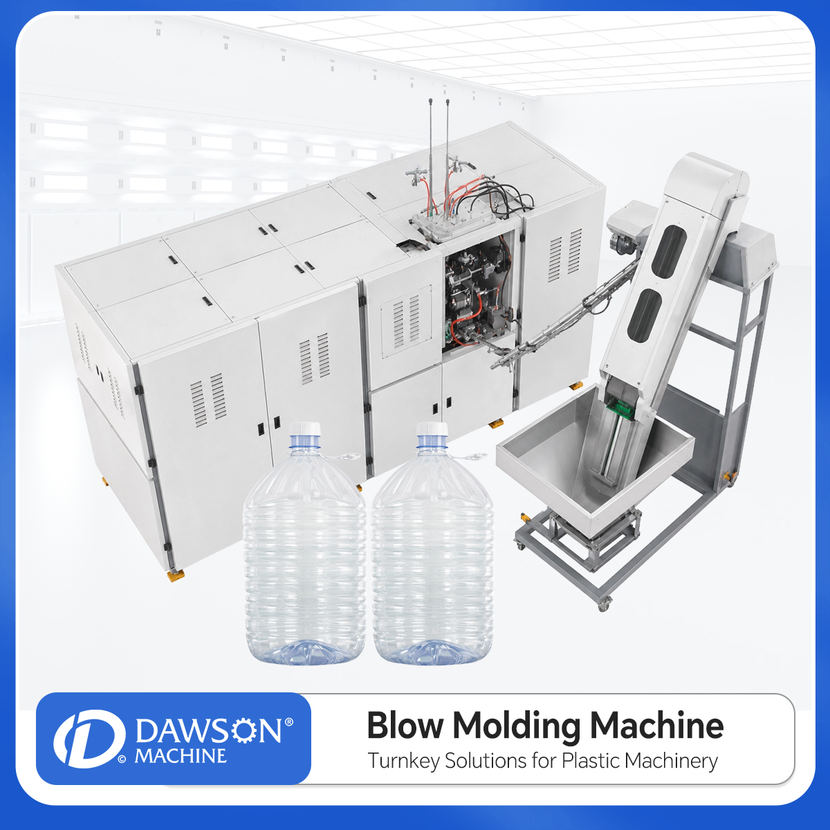 3 Gallon 4 Gallon Bottles Making Machines PET Bottles Blowing Molding Machines for Bottled Water Production