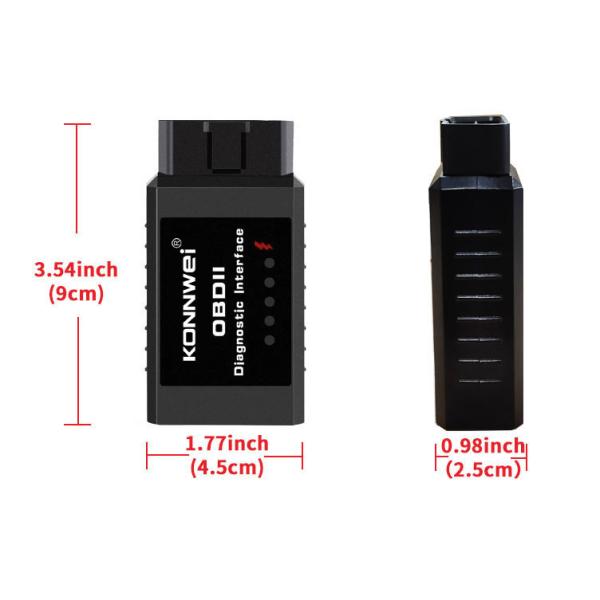 блок развертки ROHS автомобиля 25K80 IC KONNWEI ELM327 диагностический