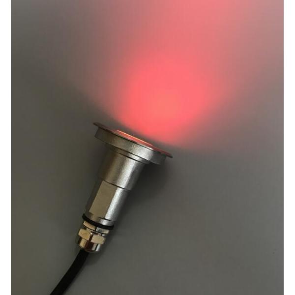 316 Stainless Steel 12V 24V RGB 3 In1 LED Underwater Spot Light With PVC Sleeve