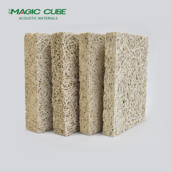 15mm/ 20mm/ 25mm/ 35mm Nails Installation Wood Wool Cement Board for Gym Acoustic Panels