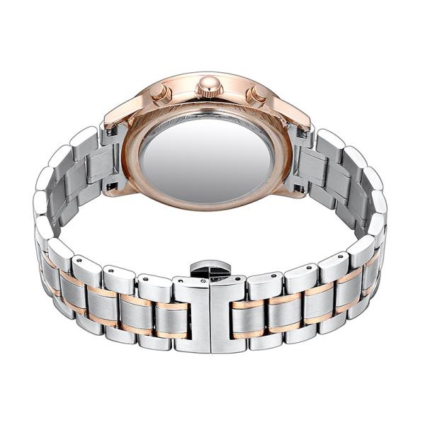 Gents Mens Quartz Watch with Stainless Steel Solid Band
