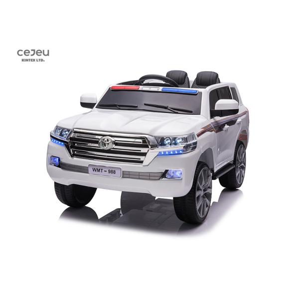 2 Seater Kids Ride On Toy Car Toyota Head Police Suv Ride On With Mp3