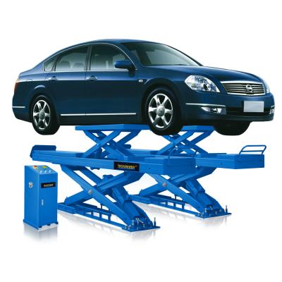 3,5 o nível dobro hidráulico de Ton Garage Car Scissor Lift 1800mm Scissor o elevador do alinhamento