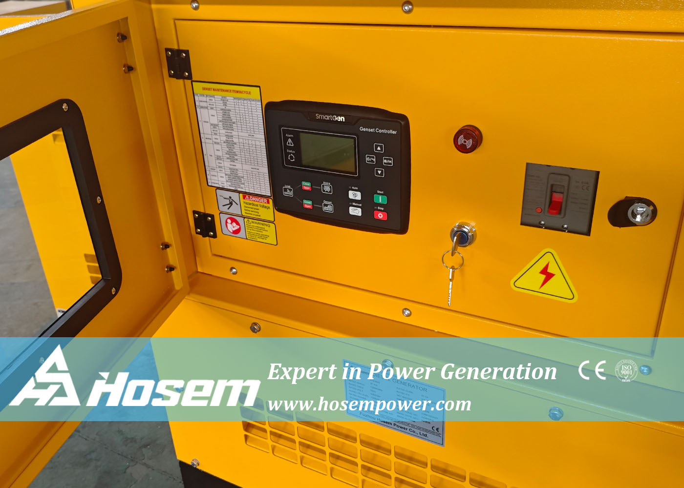Compact 40kVA SDEC Diesel Generator Set for Offices Retail Stores and Emergency Backup Power