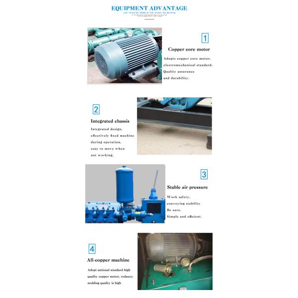 High Load Moment 560 kg Three Cylinder Reciprocating Single Acting Piston Pump Bw 150 Mud Pump