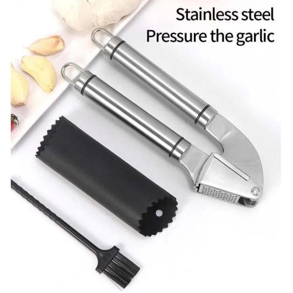 Garlic Masher Vegetable Pepper Ginger Squeezer Handheld Crushing Tool Kitchen Accessories