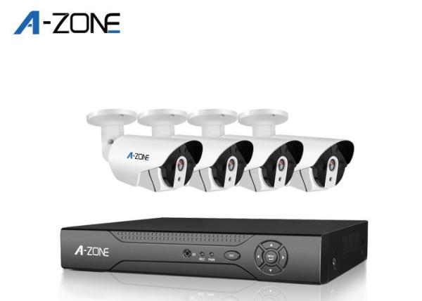 4 Camera Poe Security System 1080P Security Camera Poe Kit 3.6mm lens