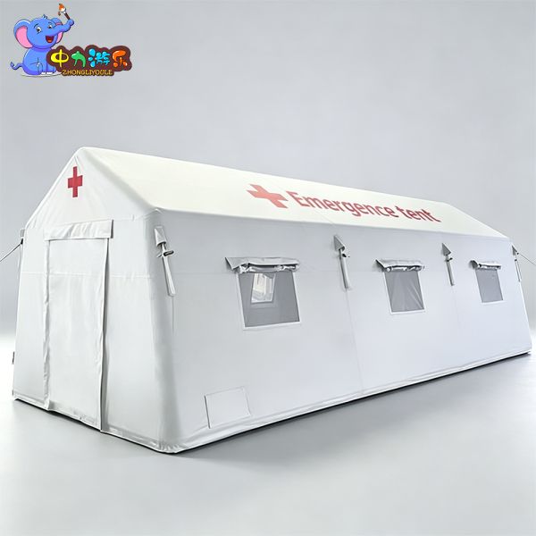 Giant Inflatable Tent Medical Emergency Shelter Waterproof PVC Field Hospital Command Center Factory Custom Supplier