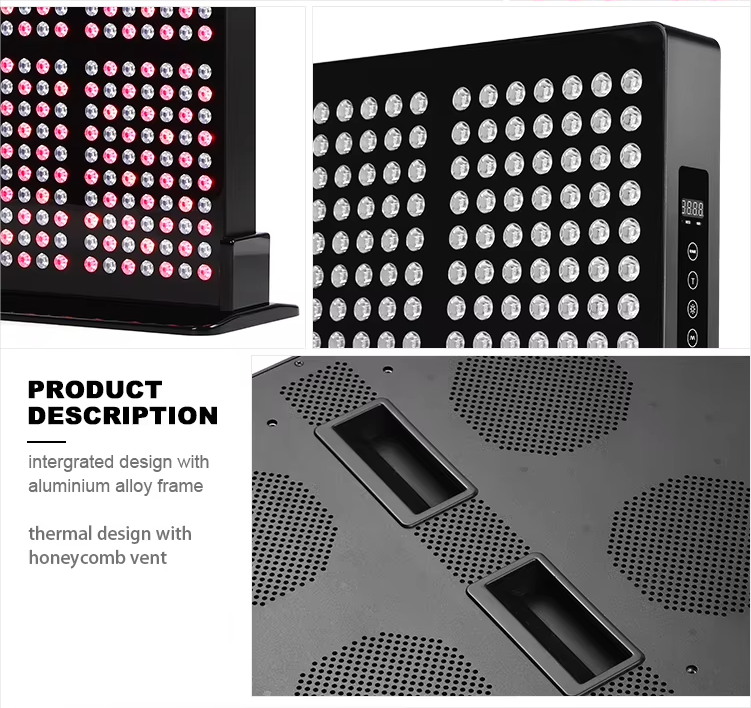 5 Wavelengths Radiation LED Red Light Therapy Panel For Beauty Skin