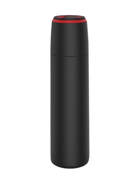 stainless steel thermos flask with cups