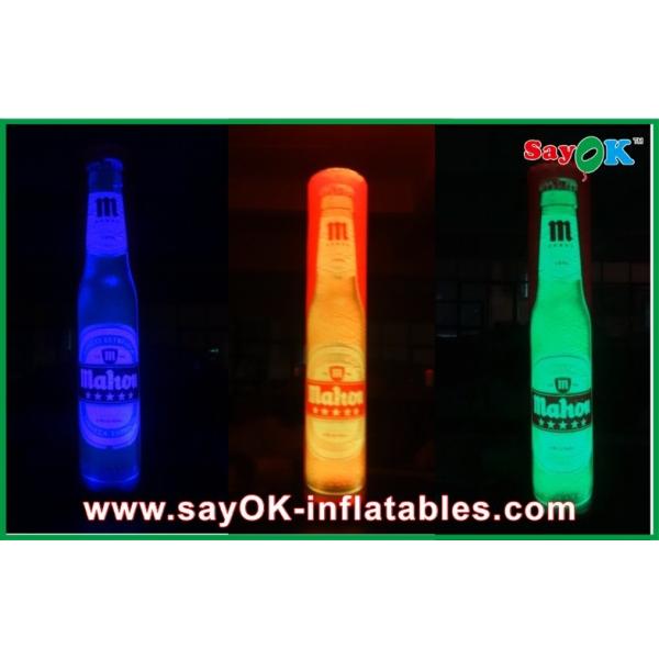 Advertising LED Inflatable Pillar , Inflatable Lighting Column Decoration With Logo Printing