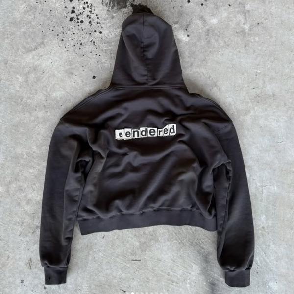 Custom Logo Heavyweight Cotton Hoodies Patchwork Distressed Embroidery Streetwear Oversized Boxy Pullover Hoodie for Men