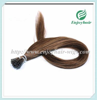 Pre-Bonded Hair 10-28 100s/pack 30# color Straight Human Hair hair extension malaysian