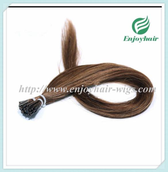 Pre-Bonded Hair 10-28 100s/pack 30# color Straight Human Hair hair extension malaysian