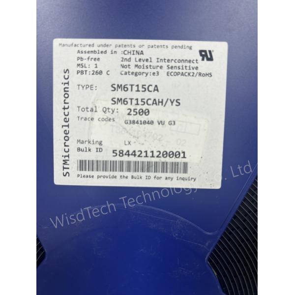 SM6T15CA 21.2V сцепление 28A Ipp ESD защитные диоды TVS диоды 600W 15V бидиректные