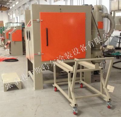 Box Type Pressurized Sandblasting Machine / Dustless Blast Cleaning Equipment