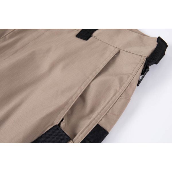 Water-Resistant Outdoor Work Pants with Adjustable Waist Straps and Zipper Cargo Pockets Tactical Cargo Pants