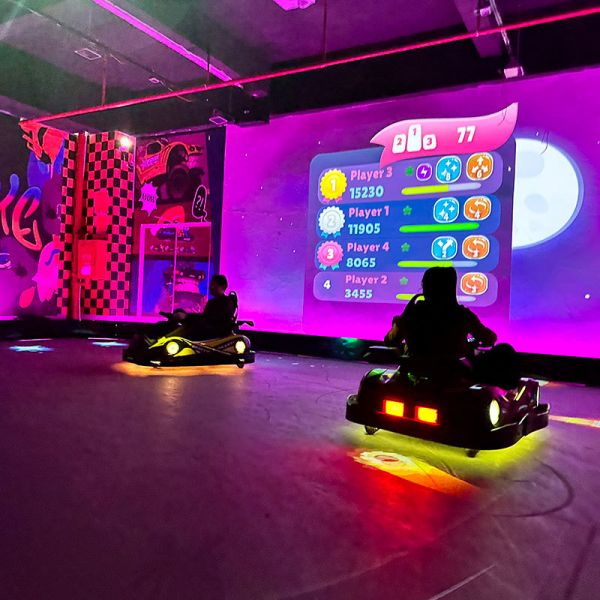 Immersive Go-Kart Racing: Interactive 3D Arena with AR Projection (200-2,000 sqm)