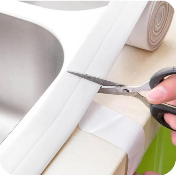 Белая купальная клейкая лента для уплотнения