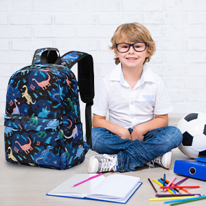 Boy Backpack Dinosaur Boy Backpack Children Backpack Set With Lunch Box And Pencil Case