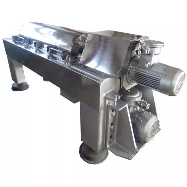 stainless steel 316L whey fines Herbal s Screw sedimentation decanter centrifuge for wastewater treatment